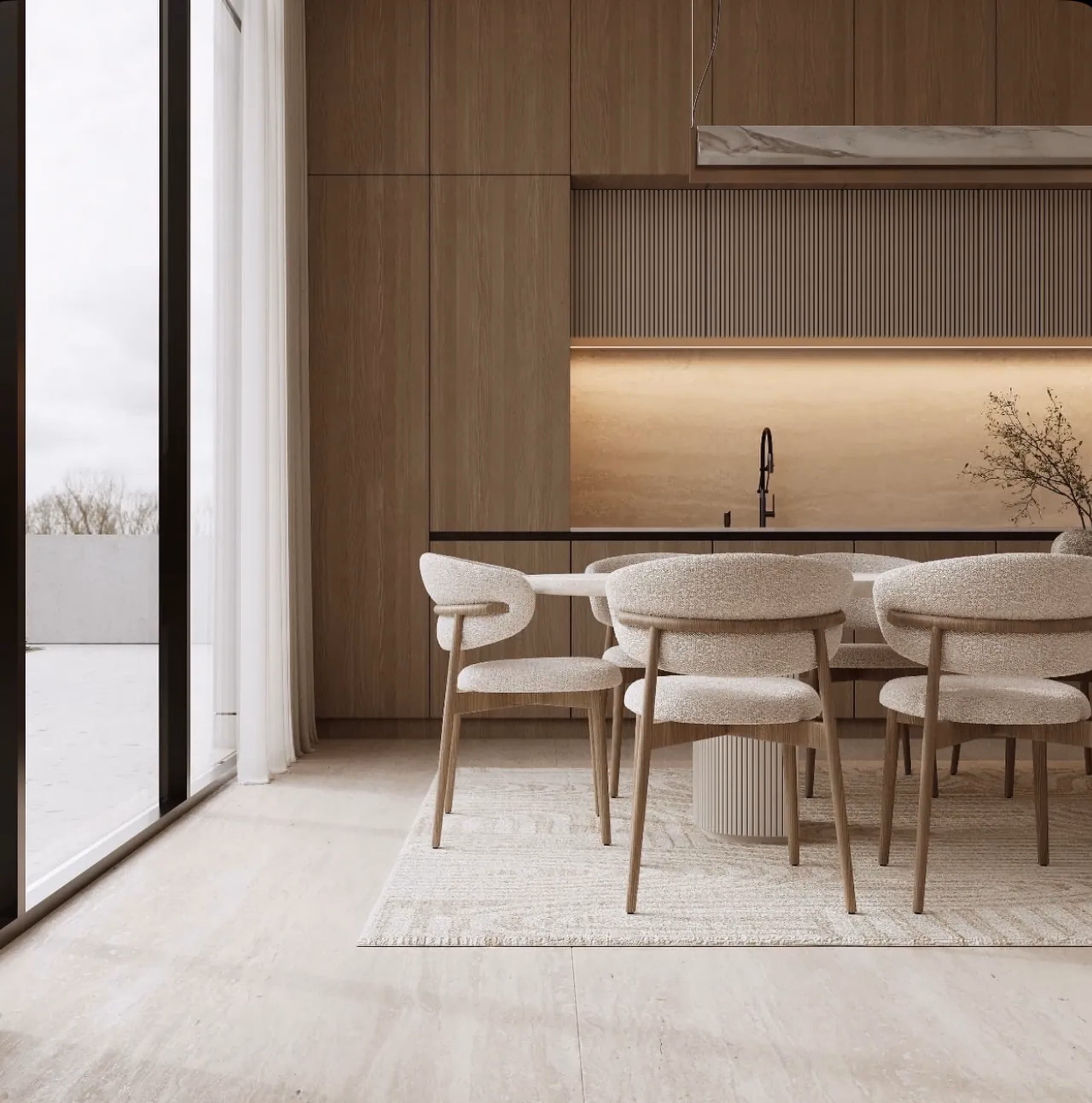 Quiet Modernism — Living Space, Residential