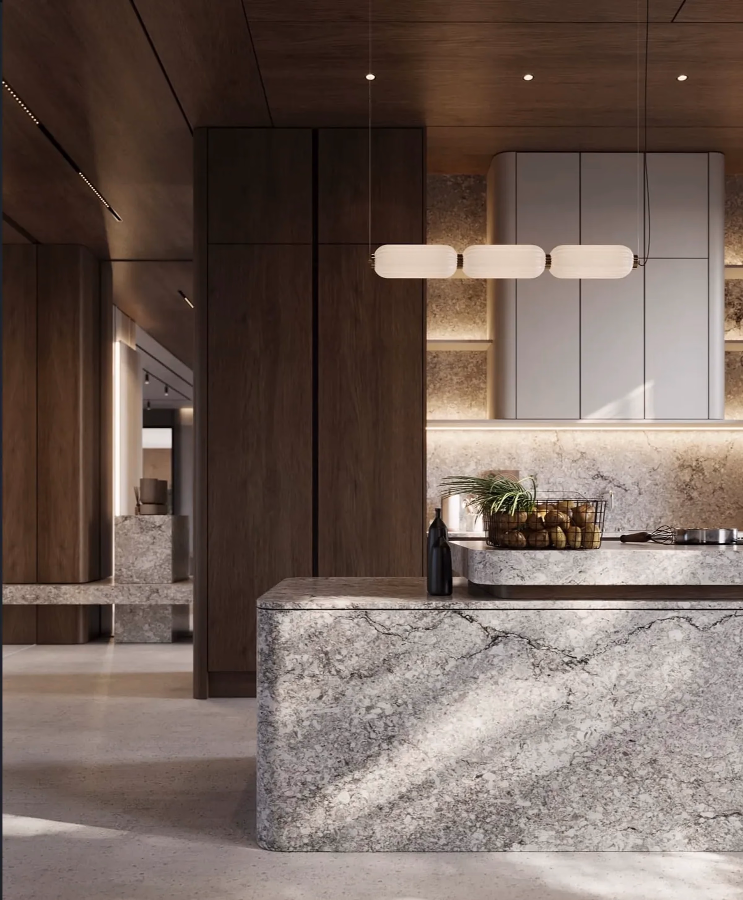 Tonal palette of natural materials